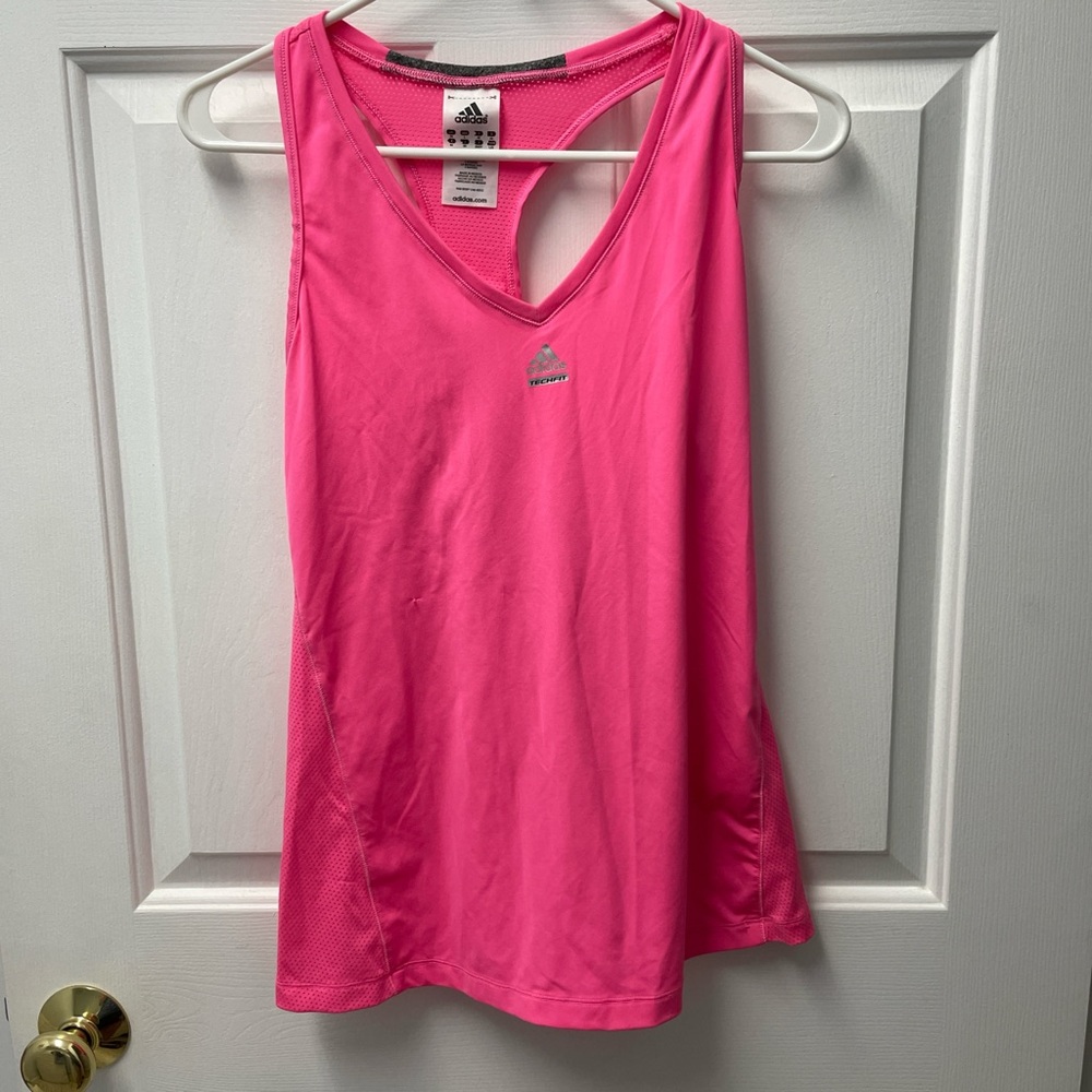 Adidas Women's Vibrant Pink Tank Top